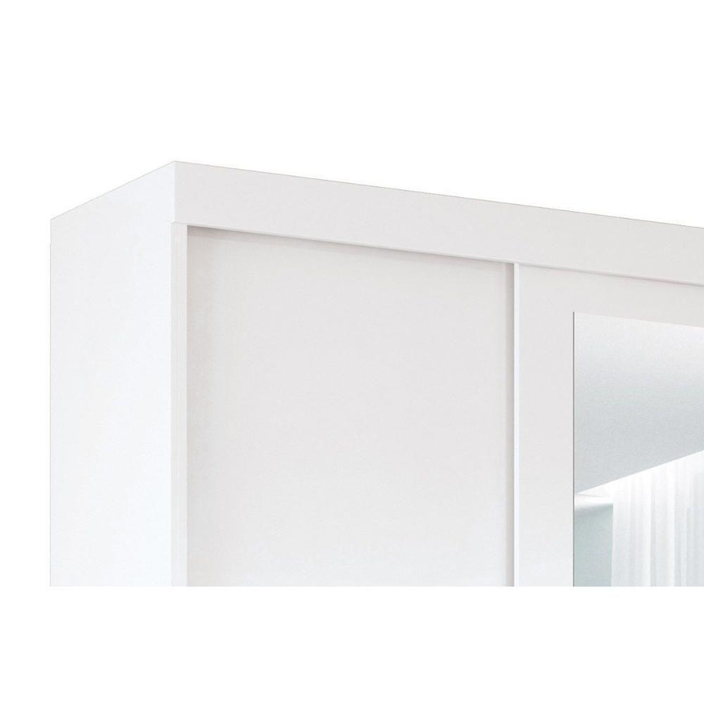 Guarda Roupa 3 Portas de Correr e 9 Gavetas c/ Espelho e Pés Click 3.9 Jatoba/Grafitte - Santos Andirá - 10