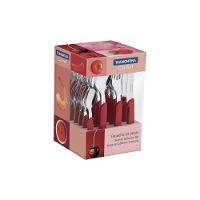 Faqueiro Tramontina Carmel Com Laminas Em Aço Inox E Cabos De Polipropileno Carmin Medio 24 Peças - 6