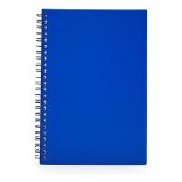 Caderno A5 Capa De Plástico Com 80 Folhas 1 Matéria Cor Azul - 1