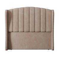 Cabeceira Para Cama Box King 193 Cm Angel Veludo Bege I02 - D'rossi