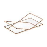 Bandeja Hara Jade Espelhada 28 X 10 Cm Cor:dourado - 1