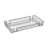 Bandeja Multiuso Hara Luiza Retangular 66,5 X 31,5 Cm Cor:preto - 1