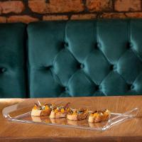 Bandeja Acrílica Hara Transparente Dobrada 32x20x4 Cm - 3