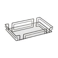 Bandeja Multiuso Hara Luiza Retangular 51,5 X 31,5 Cm Cor:preto - 1