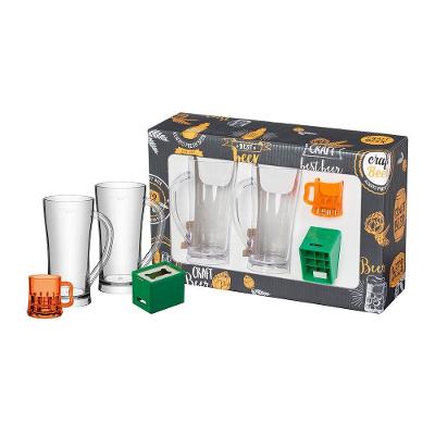 Copo Cerveja Chopp Boccati 300ml - Kit 2 Copos + 2 Abridores