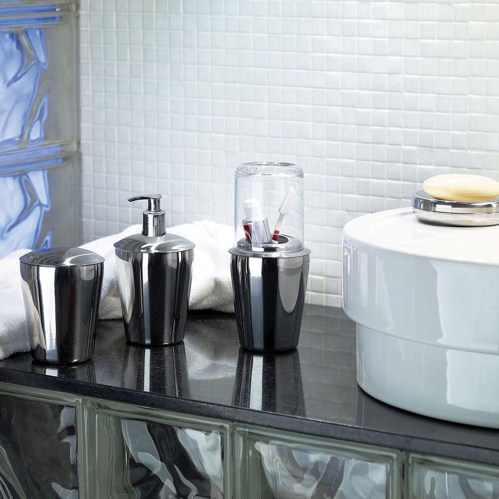 Porta Algodão Hara Cromado Em Aço Inox - 2