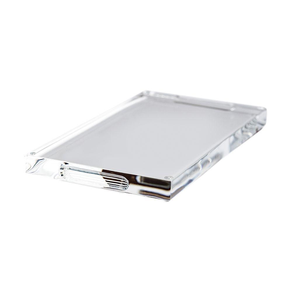 Bandeja Acrílica Transparente Hara Design 30x20 Cm - 1