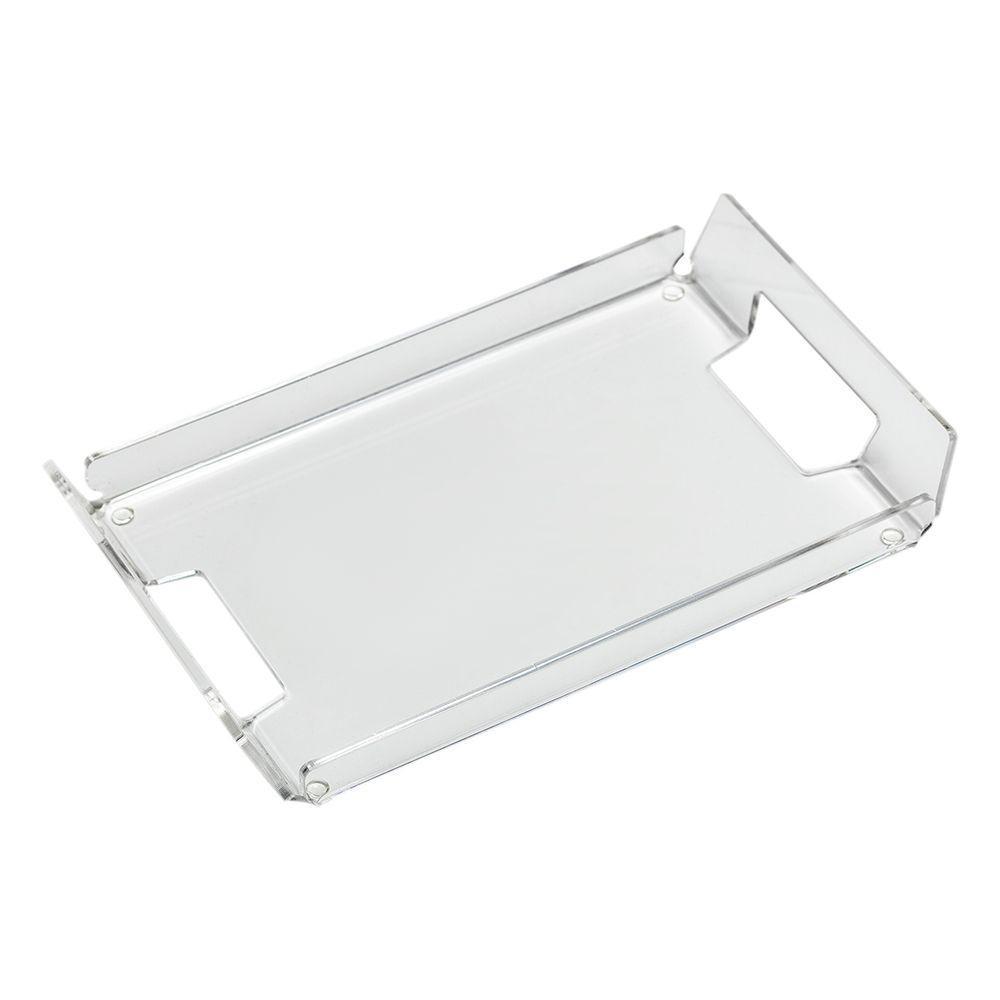 Bandeja Acrílica Transparente Hara Alça Lateral 42x20 Cm - 1