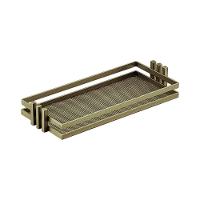 Bandeja Multiuso Hara Lívia 32,5 X 14 Cm Cor:champanhe - 1