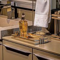 Bandeja Multiuso Hara Lívia 32,5 X 14 Cm Cor:champanhe - 2