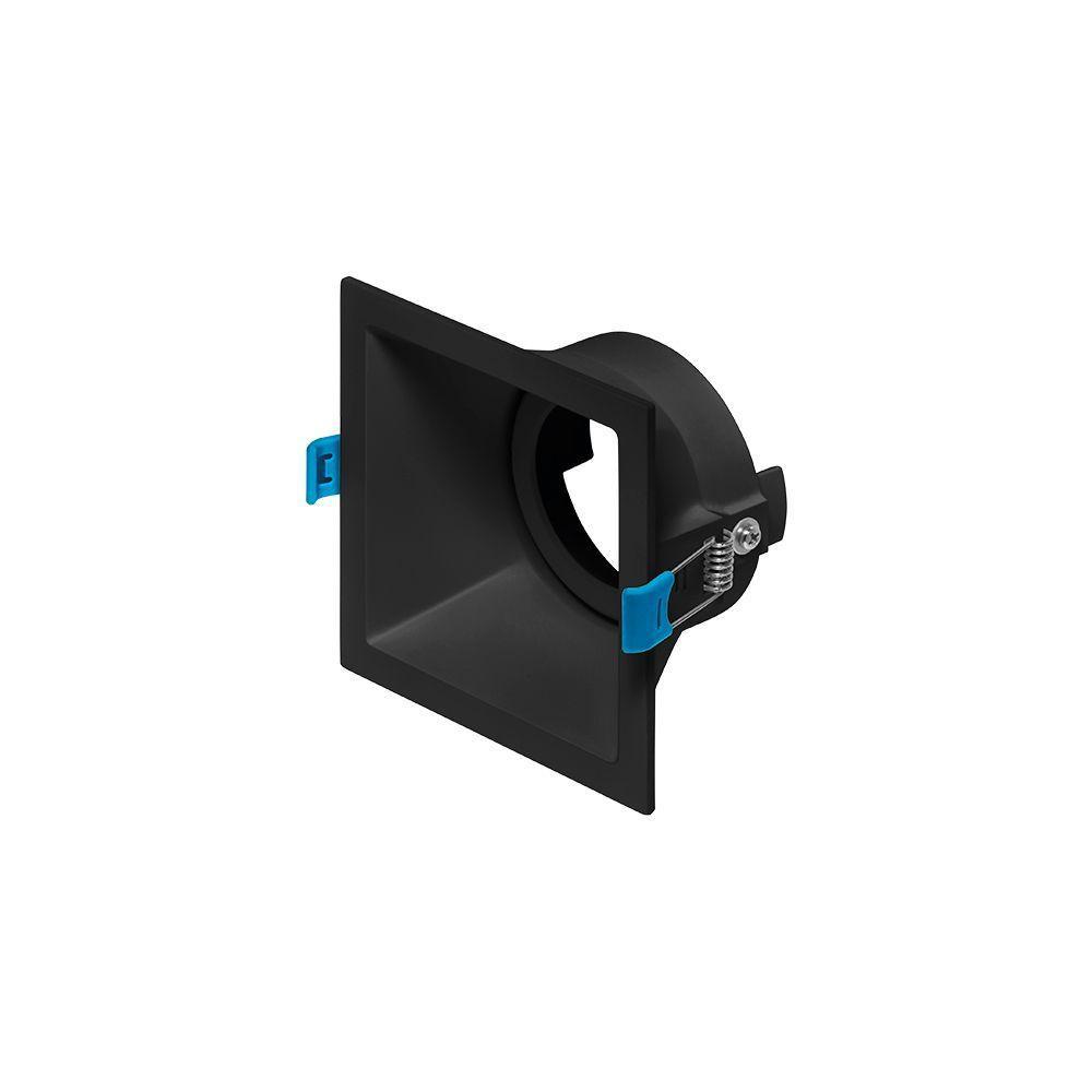 Spot De Embutir Recuado Stella Square Par 20 E27 Quadrado Bivolt Preto - 3
