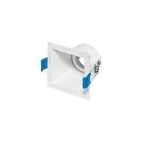 Spot De Embutir Recuado Stella Square Mr11 Gu10 Quadrado Bivolt Branco - 3