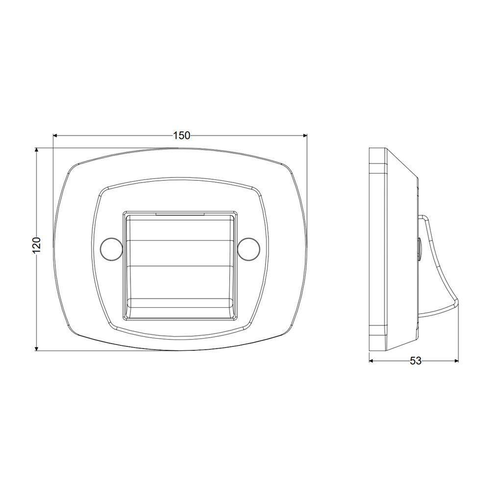 Acabamento Completo De Abs Para Válvula De Descarga Docol Censi Cromado/preto - 2