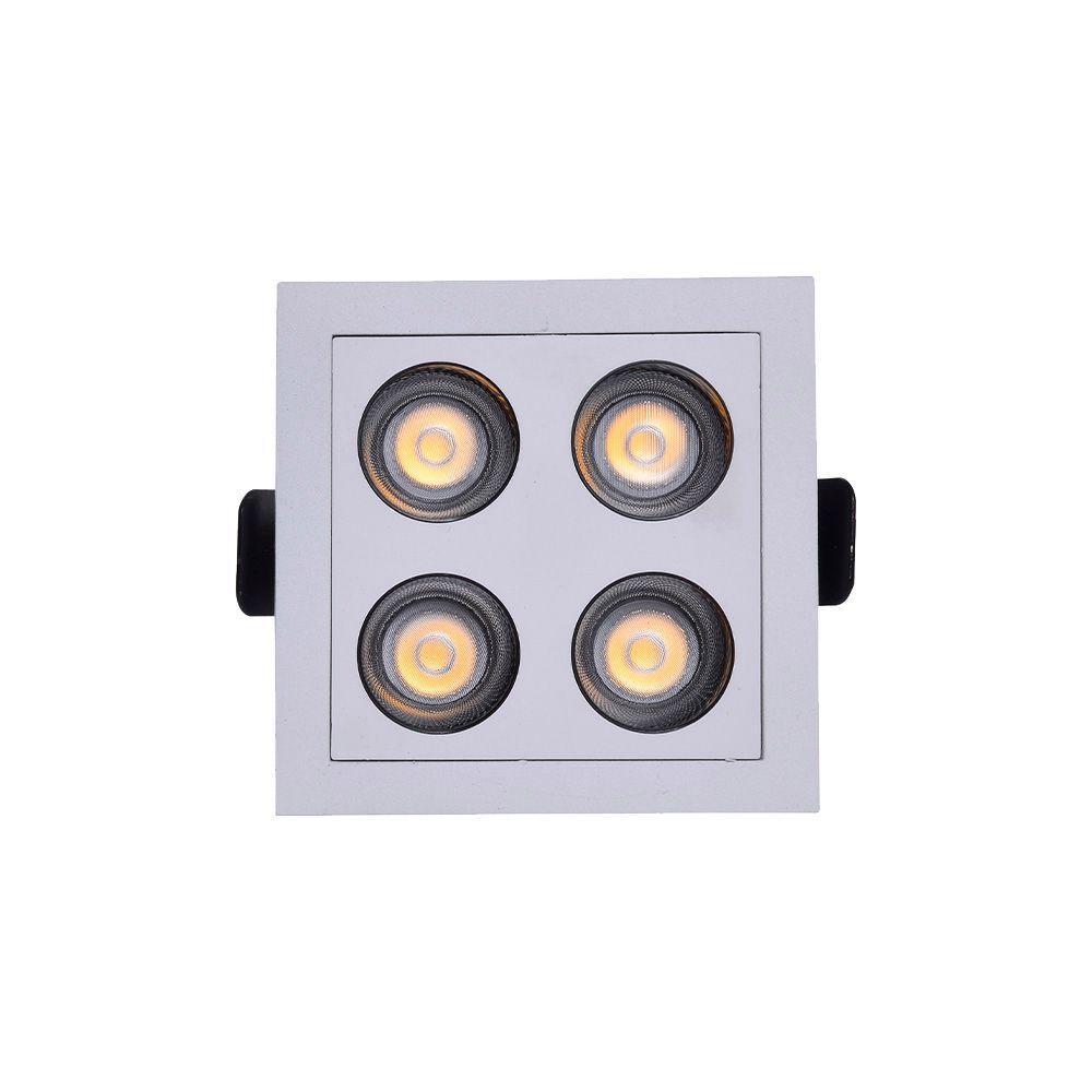 Spot De Embutir Nordecor Powerus Led 8w Bivolt 3000k Luz Amarela - 2