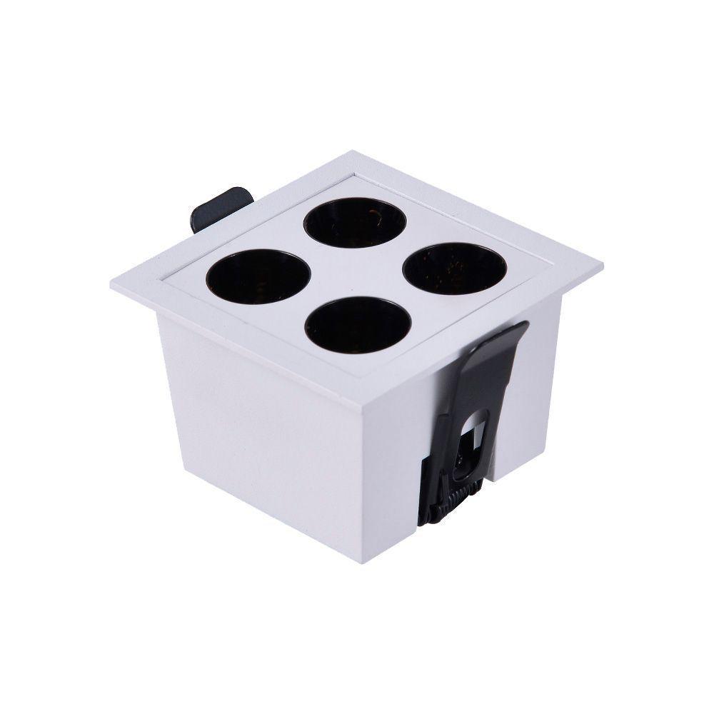 Spot De Embutir Nordecor Powerus Led 8w Bivolt 3000k Luz Amarela - 3