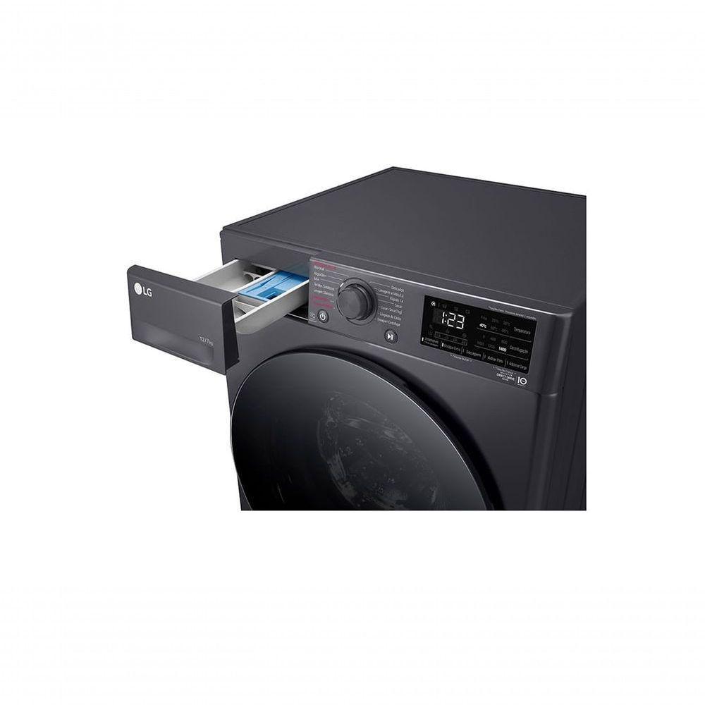 Lava e Seca Smart LG VC5 12kg Titanium Com Inteligência Artificial AIDD CV3012MC5 110V - 9