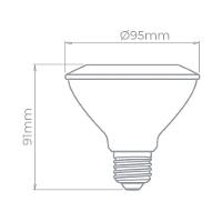Lâmpada Led Stella Par 30 Eco 9w E27 Bivolt 3000k Luz Amarela - 2