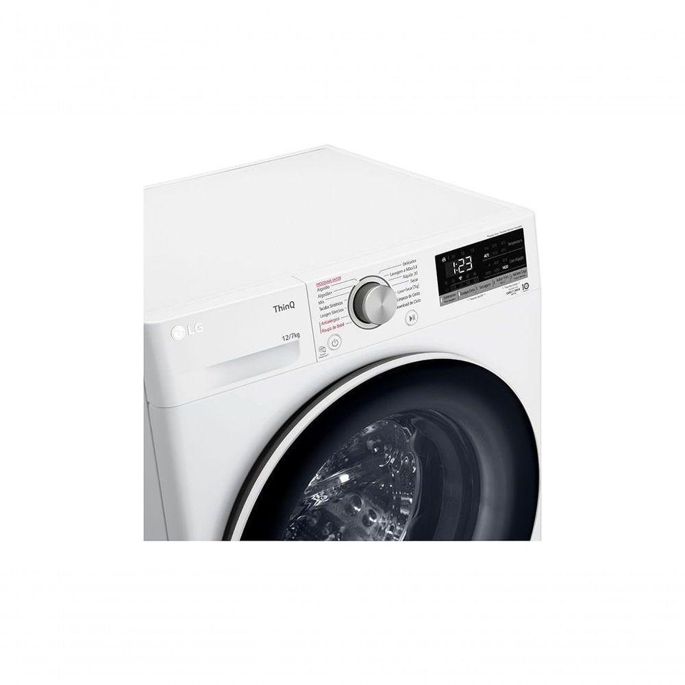 Lava e Seca Smart LG VC4 12kg Branca Com Inteligência Artificial AIDD CV5012WC4A 220V - 9