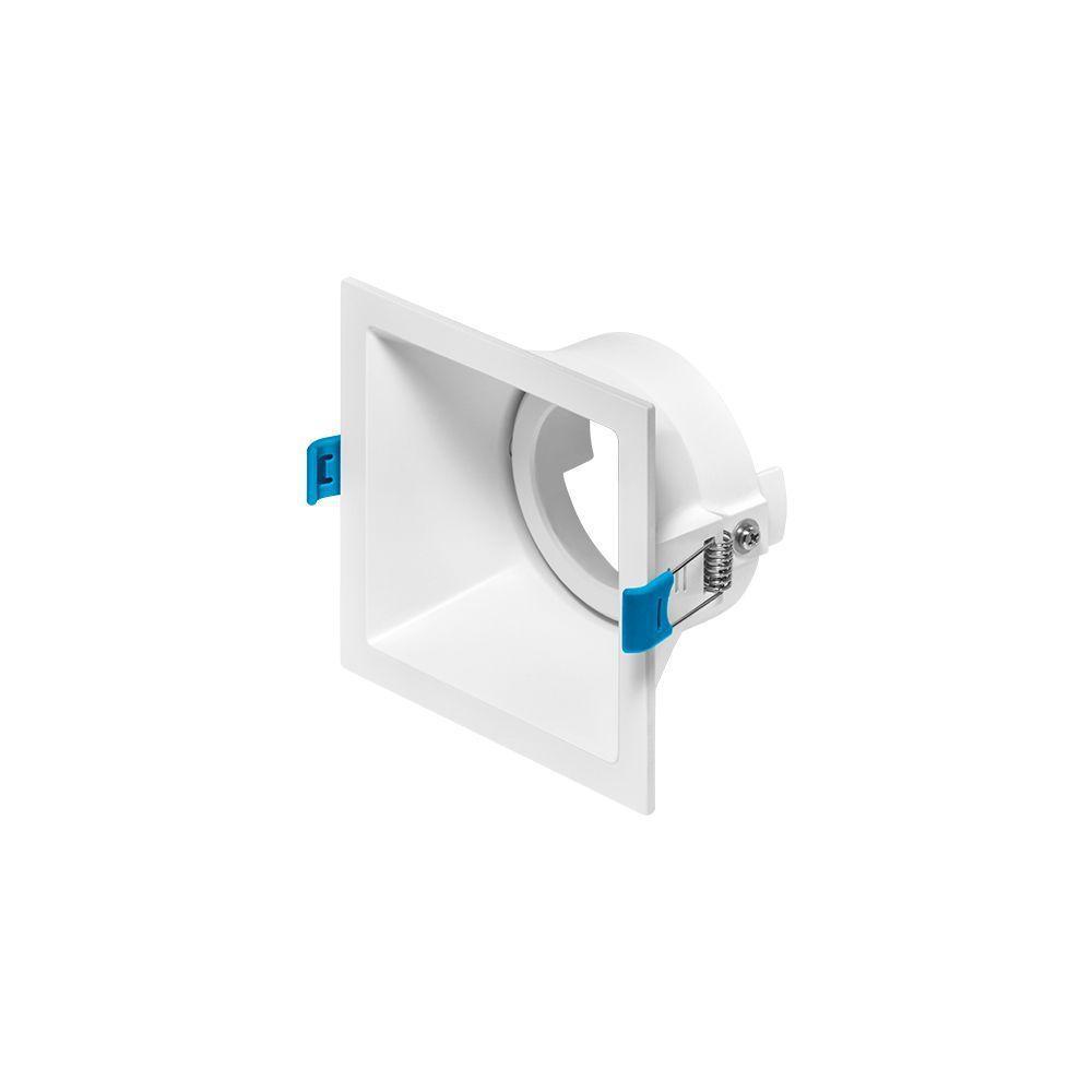 Spot De Embutir Recuado Stella Square Par 20 E27 Quadrado Bivolt Branco - 3
