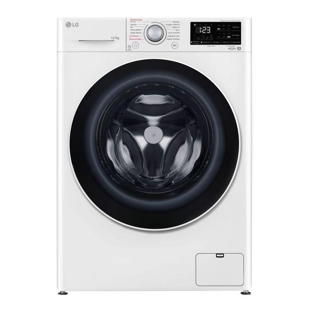 Lava e Seca Smart LG VC5 12kg Branca Com Inteligência Artificial AIDD CV3012WC5A 220V - 1
