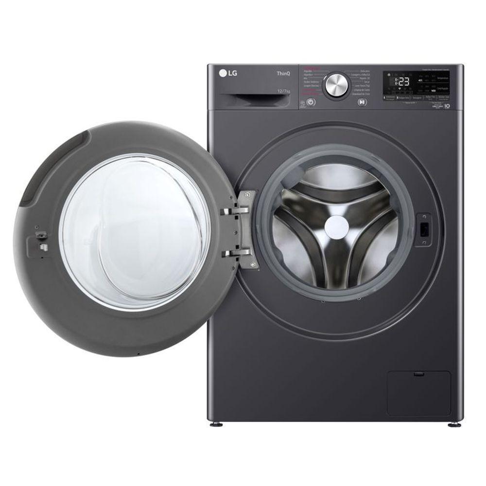 Lava e Seca Smart LG VC4 12kg Titanium Com Inteligência Artificial AIDD CV5012MC4 110V - 5