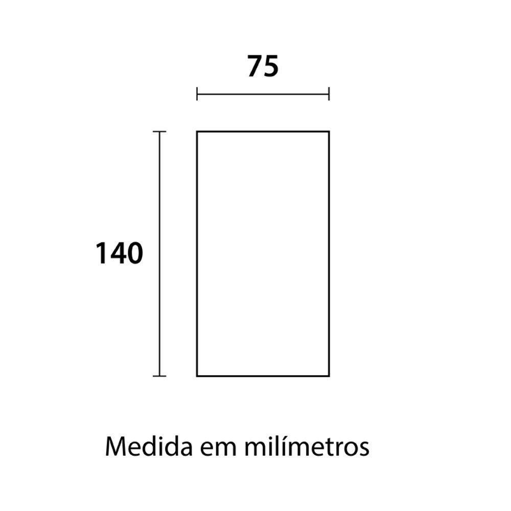Spot De Sobrepor Recuado Blumenau Lince Para Lâmpada Mr16 Quadrado Bivolt Branco - 3