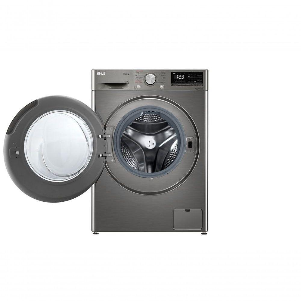 Lava e Seca Smart LG VC4 12kg Inox Look com Inteligência Artificial AIDD CV5012PC4A 220V - 4