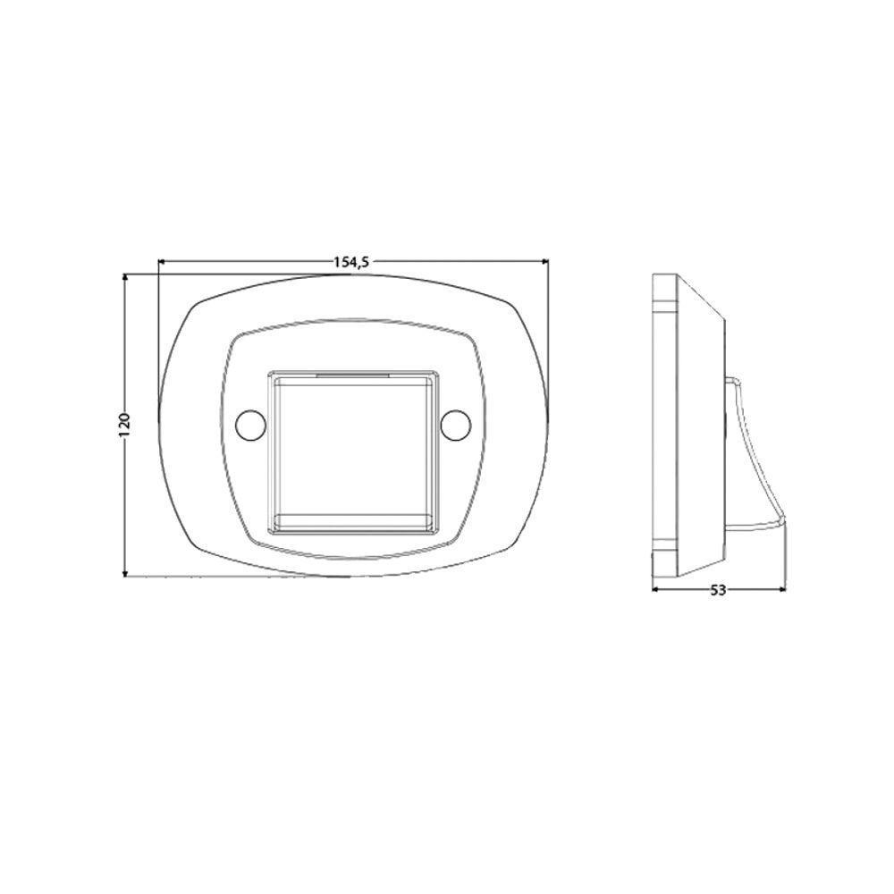 Acabamento Para Válvula De Descarga Docol Censi Branco - 2