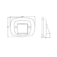 Acabamento Para Válvula De Descarga Docol Censi Branco - 2