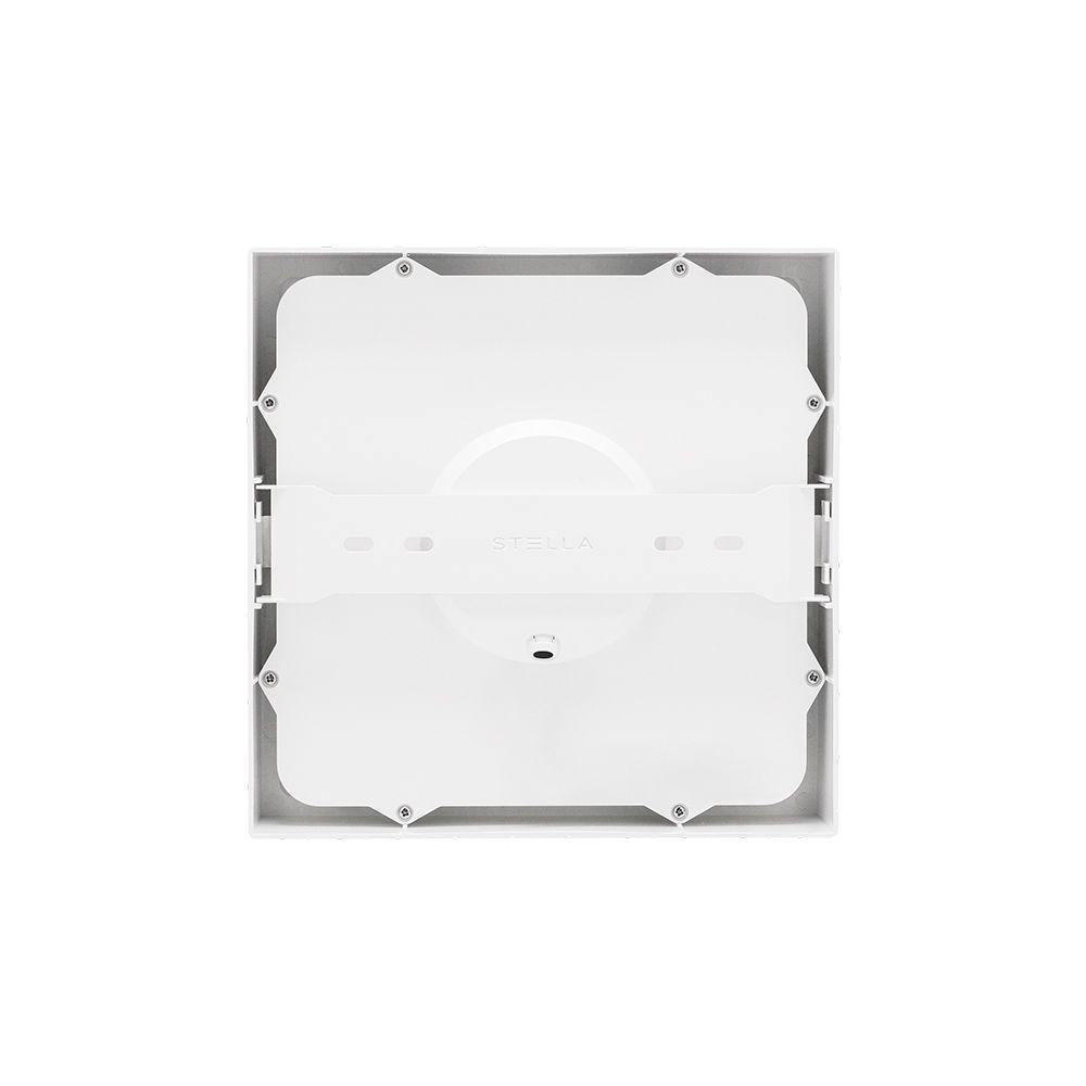 Painel De Led Stella Quadrado Deep De Sobrepor Recuado 17w Bivolt Branco 3000k Luz Amarela - 3