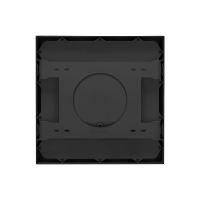 Painel De Led Stella Quadrado Deep De Sobrepor Recuado 22w Bivolt Preto 3000k Luz Amarela - 3