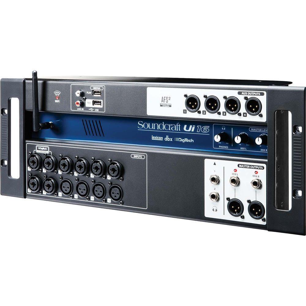 Mesa De Som Soundcraft Ui-16 Preta - 2
