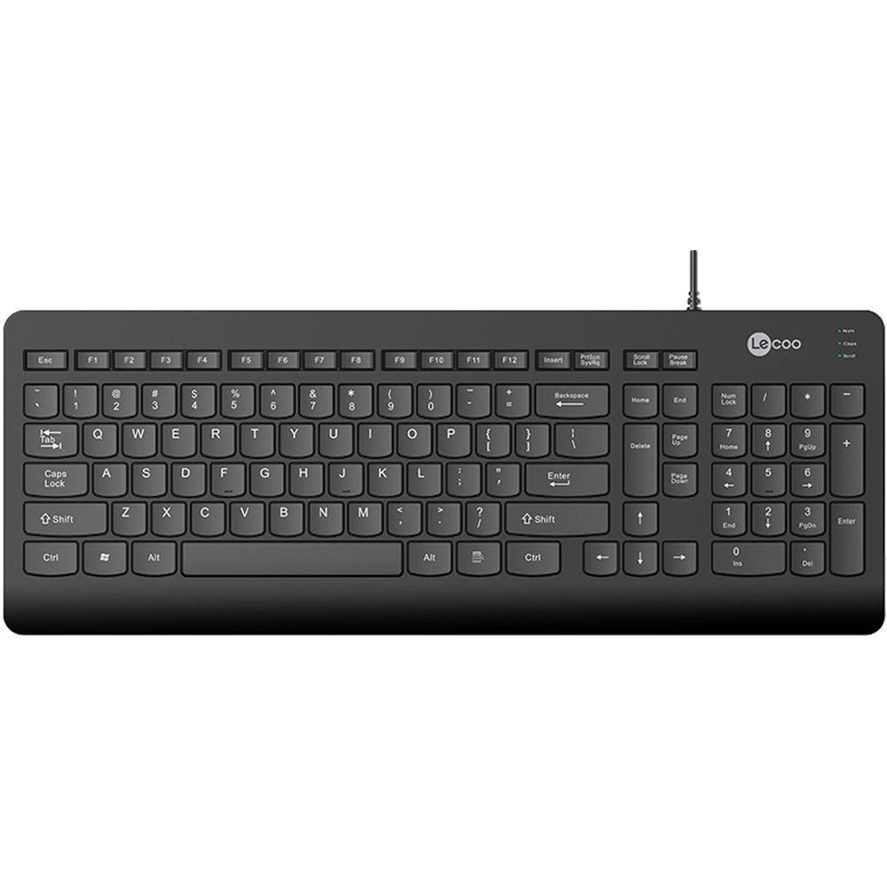 Teclado Lecoo Kb103 Usb Preto - 1