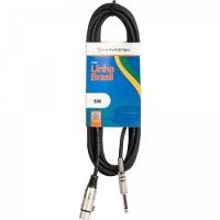 Cabo Para Microfone Linha Brasil Xlr(f) X P10 5m Preto Hayonik [f003] - 1