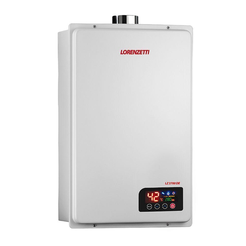 Aquecedor De água A Gás Lz 3700de Digital Lorenzetti Glp - 1