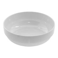 Kit 4 Tigelas Melamina Redonda Branca 1,3 Ml - 1