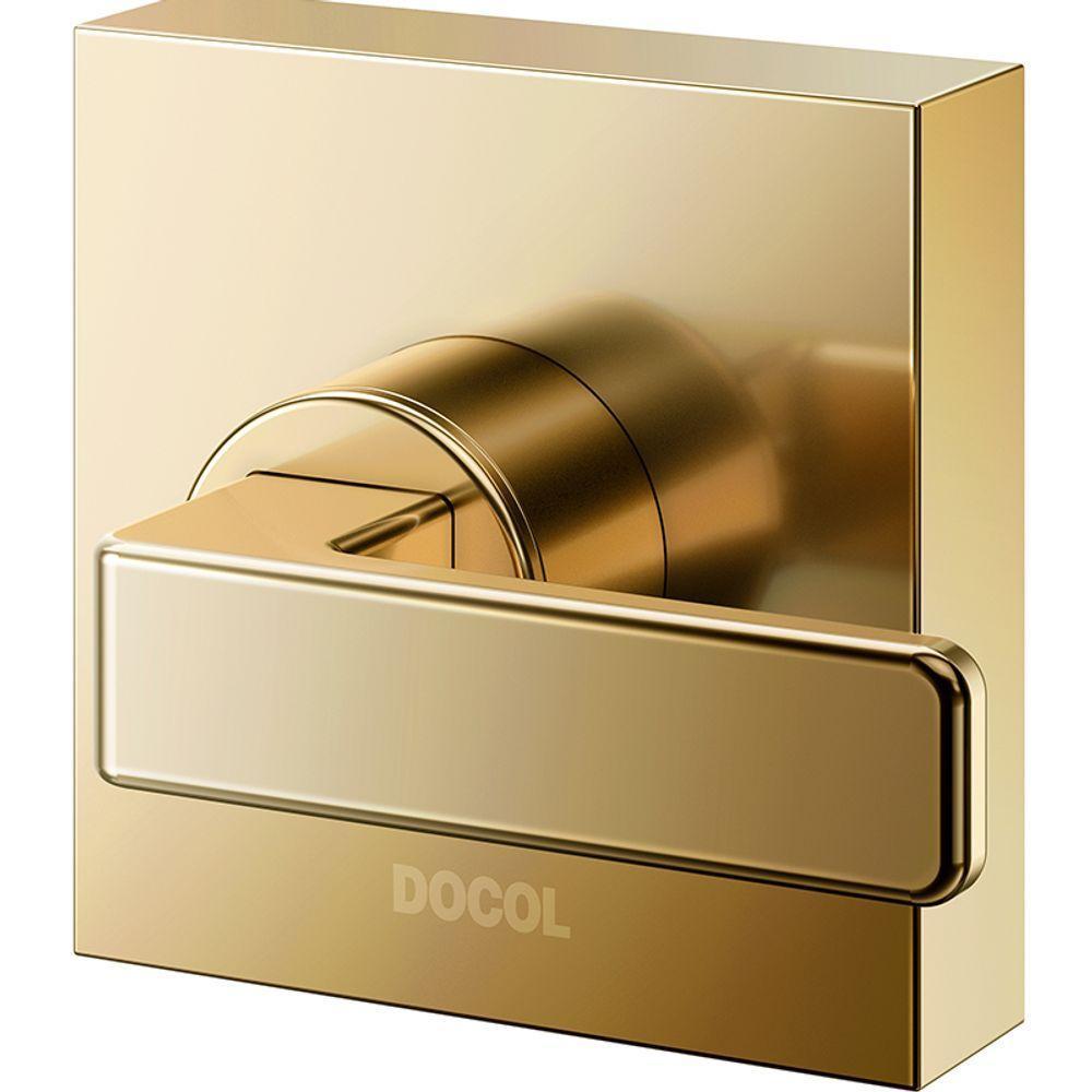 Acabamento Para Registro Docol Stillo 823943 Docolbase 1-2", 3-4" E 1" Ouro Polido - 2