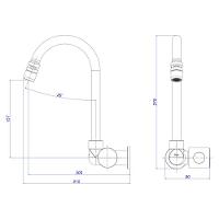 Torneira Deca Aspen 1168.c35 De Parede Cromada - 3