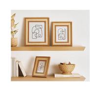 Porta-retrato Em Mdf Com Rattan Para Fotos 25x20cm 13297 Mart - 2