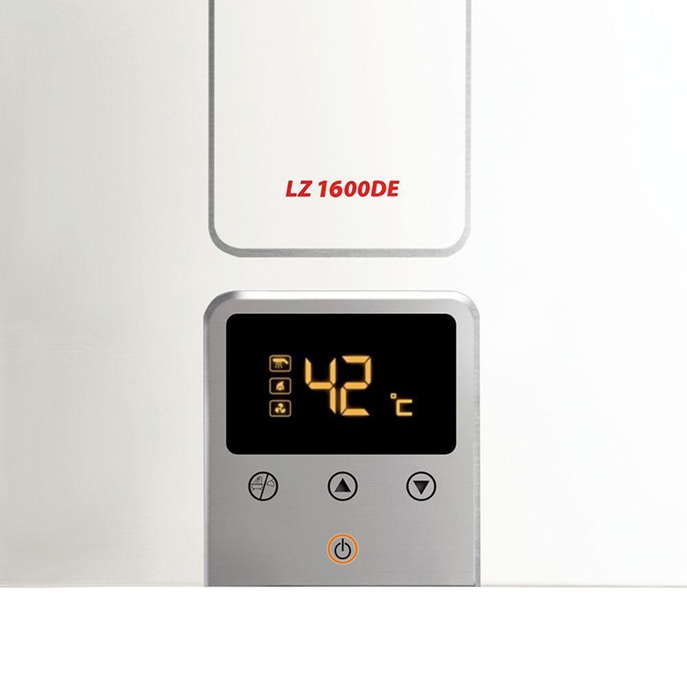 Aquecedor De água A Gás Lz 1600de Digital Lorenzetti Glp (gás Liquefeito De Petróleo) - 3