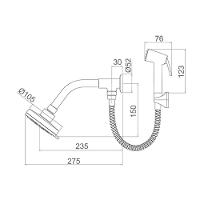 Chuveiro Lorenzetti Lorentrio 1902 C16 De Parede Com Desviador - 2