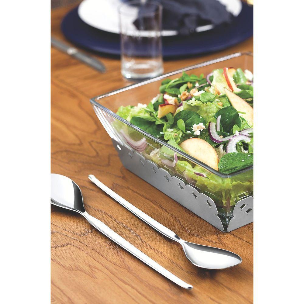 Jogo De Talheres Para Salada Tramontina Cosmos Em Aço Inox Acabamento Alto Brilho 2 Peças Tramontina - 2