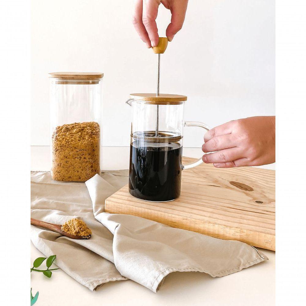 Cafeteira De Prensa Francesa Em Vidro Borossilicato 600ml Mimo Style - 3