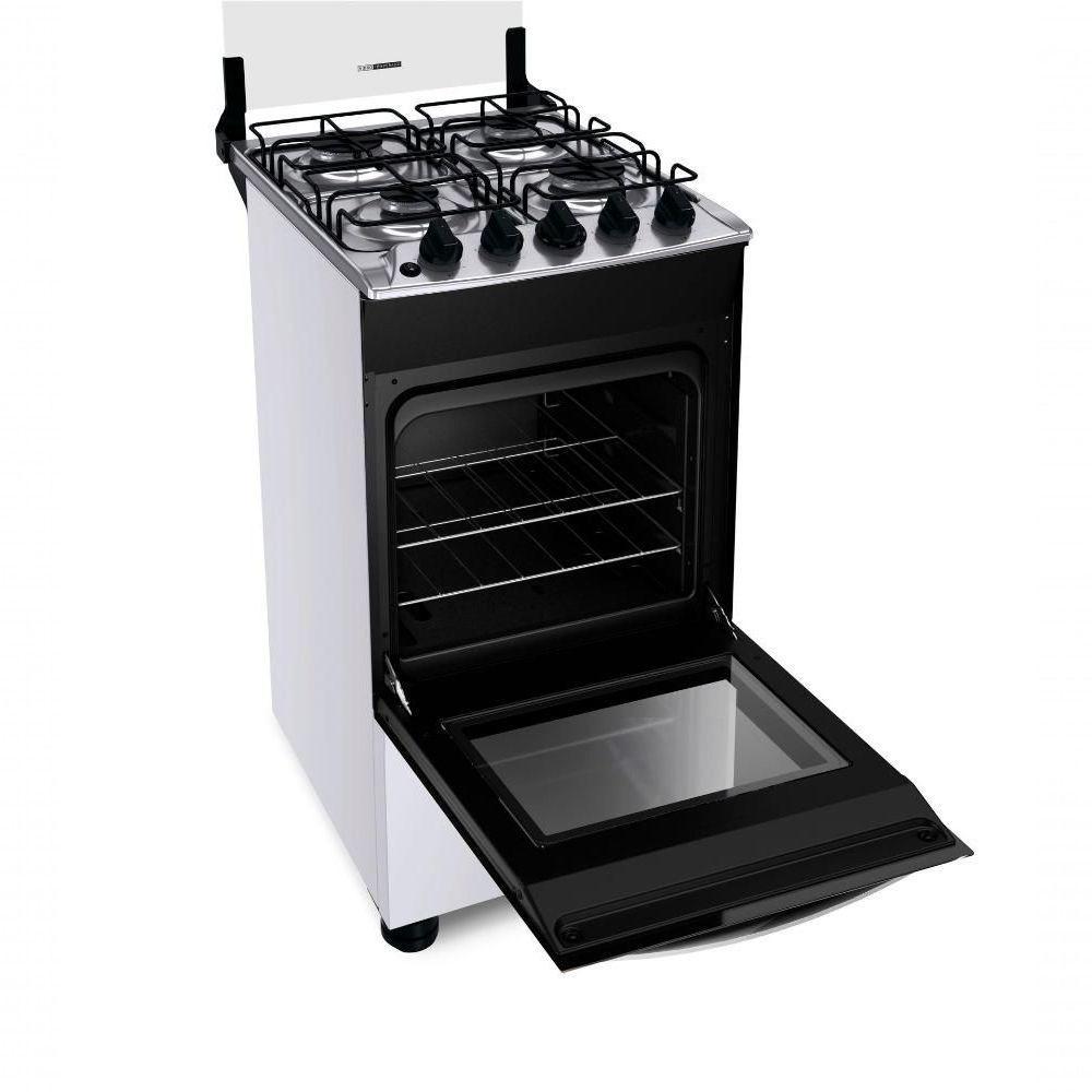 Fogão Brastemp 4 Bocas Branco Com Duas Prateleiras Com Alturas Ajustáveis Bfo4nbb - Bivolt - 4