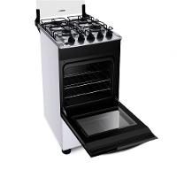 Fogão Brastemp 4 Bocas Branco Com Duas Prateleiras Com Alturas Ajustáveis Bfo4nbb - Bivolt