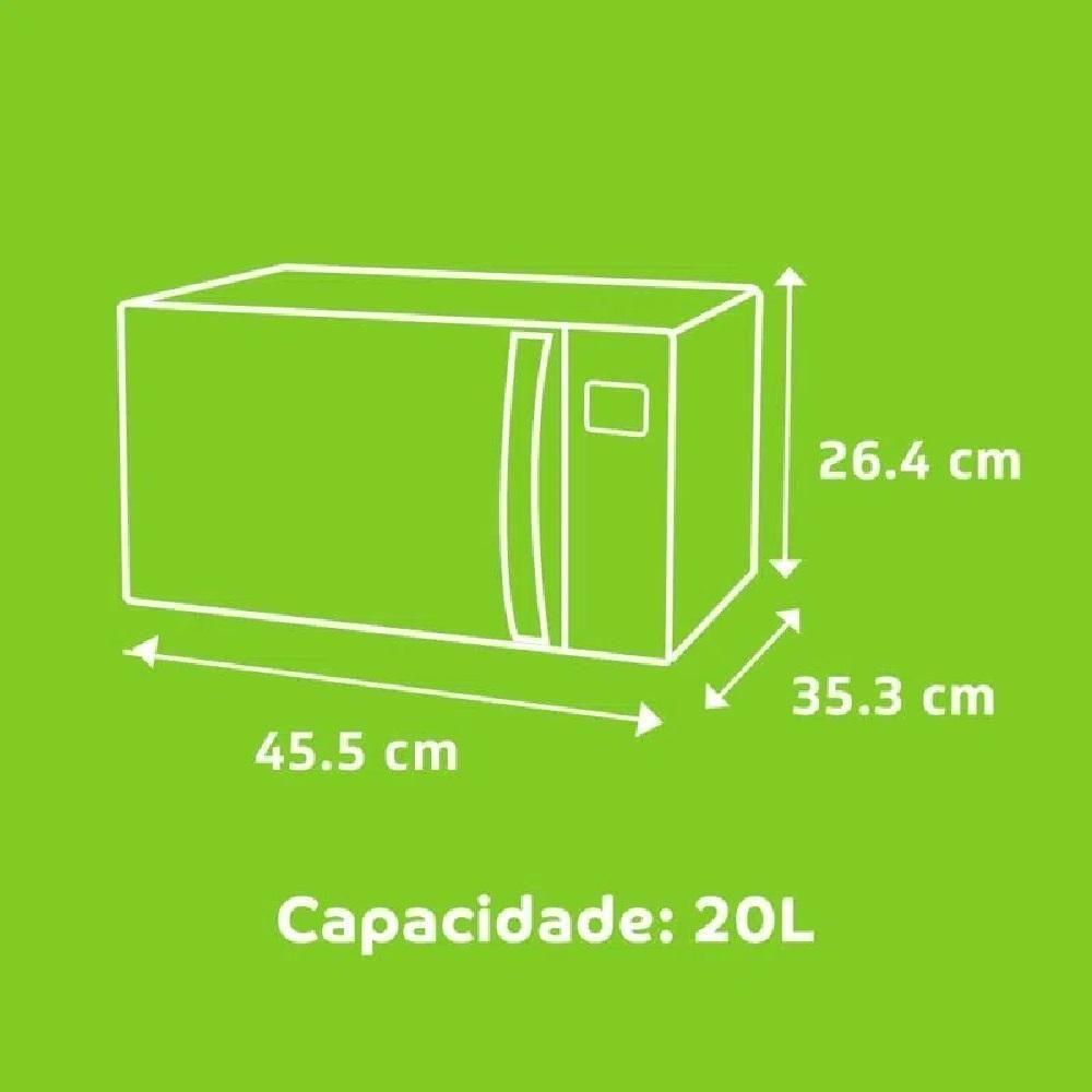 Micro-ondas Consul 20 Litros Com Função Descongelar Branco CMA20BB 220V - 5