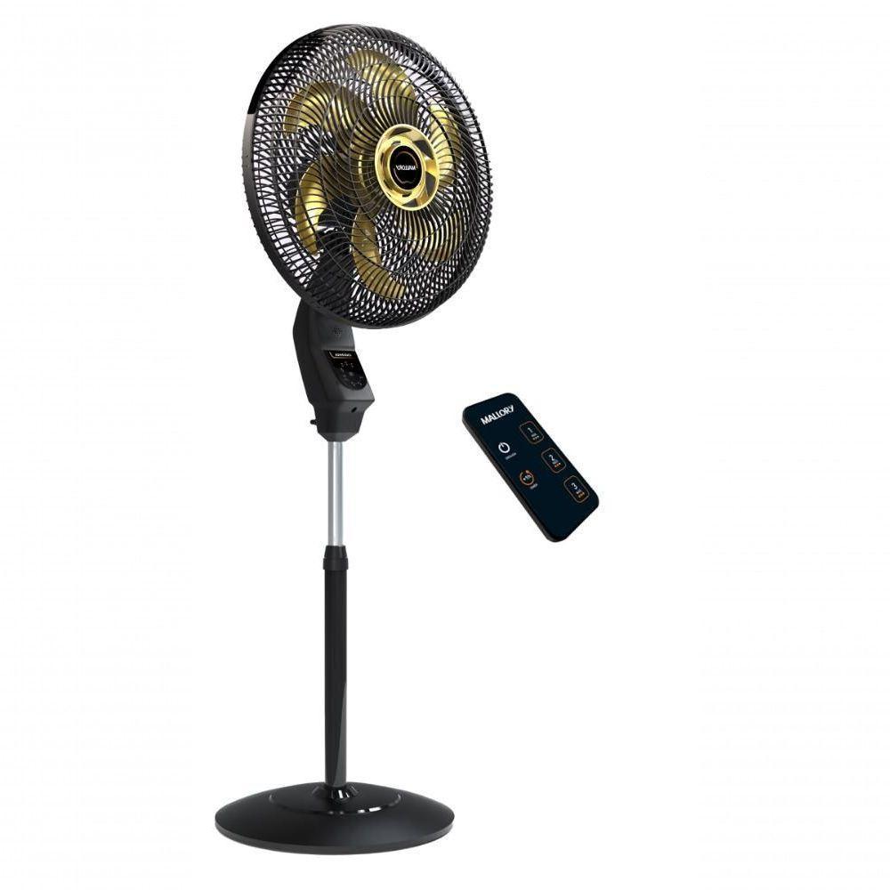 Ventilador De Coluna Mallory Chronos 40cm Preto E Dourado - 127v - 3