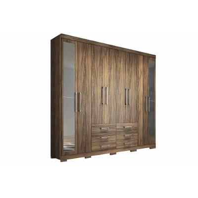 Guarda Roupa Casal Master 8.6 8 Portas de Bater 6 Gavetas Blush Demolição Santos Andirá