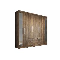 Guarda Roupa Casal 8 Portas e 6 Gavetas c/ Espelho e Pés Master 8.6 Demolição - Santos Andirá - 1