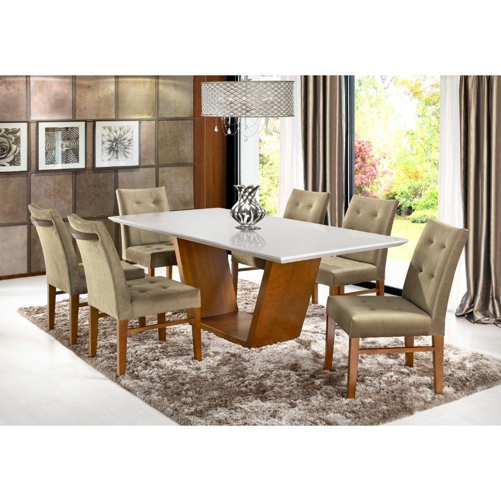 Cadeira Omega Com Pegador Madeira Maciça Cores Neutras E Tecido Para Sala De Jantar Ou Cozinha - 8